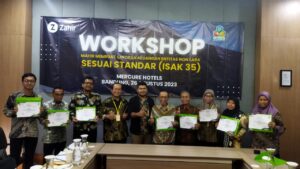 Read more about the article BIDANG KEUANGAN MASK MENGIKUTI  WORKSHOP STANDAR ISAK 35