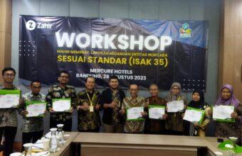 BIDANG KEUANGAN MASK MENGIKUTI  WORKSHOP STANDAR ISAK 35